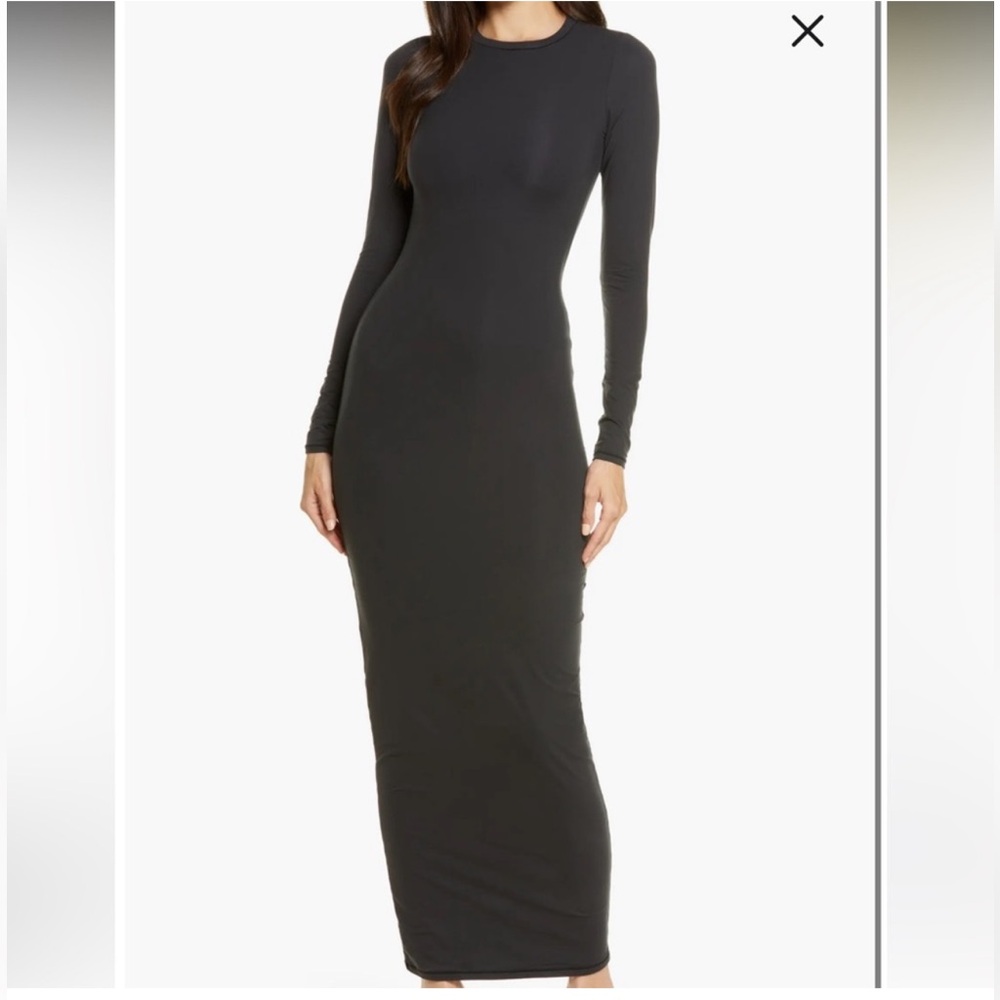 SKIMS Fits Everybody Long-Sleeve Dress
